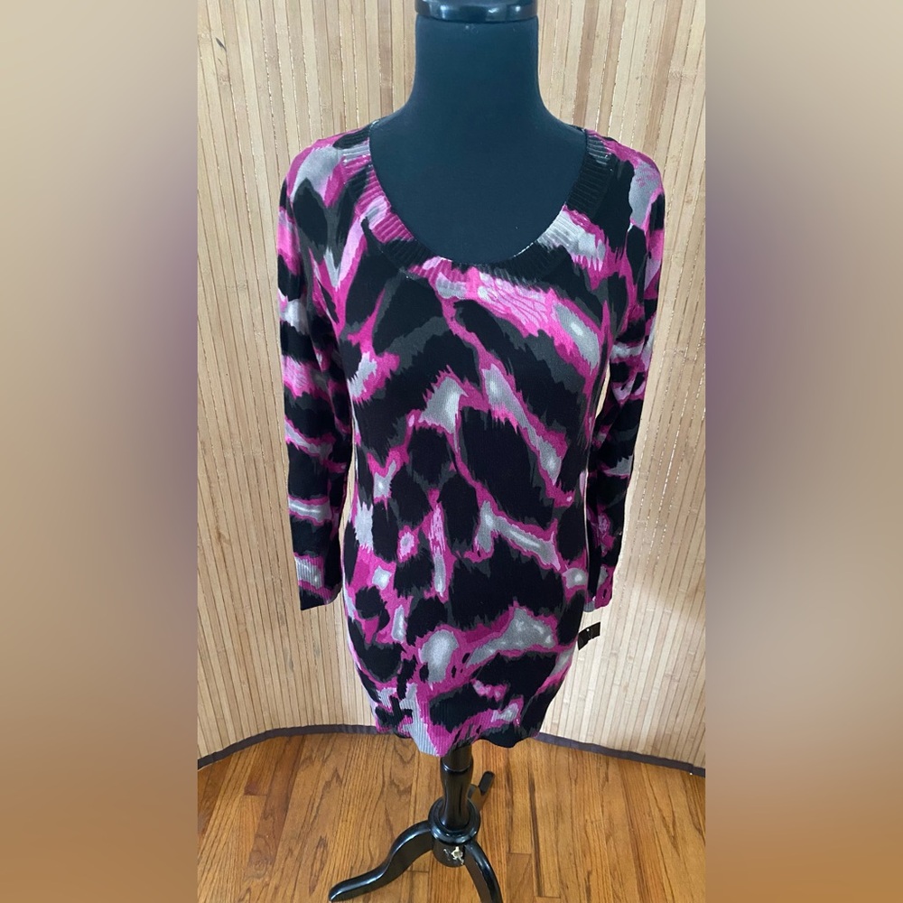NWT long sleeve mini dress size M